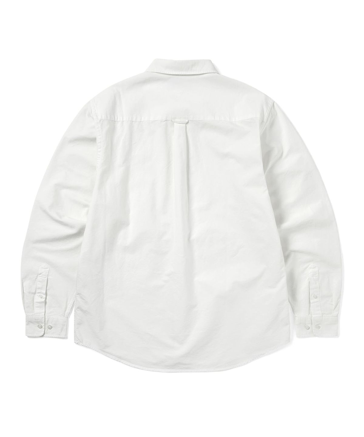 디스이즈네버댓(THISISNEVERTHAT) Overdyed T-Logo Oxford Shirt White