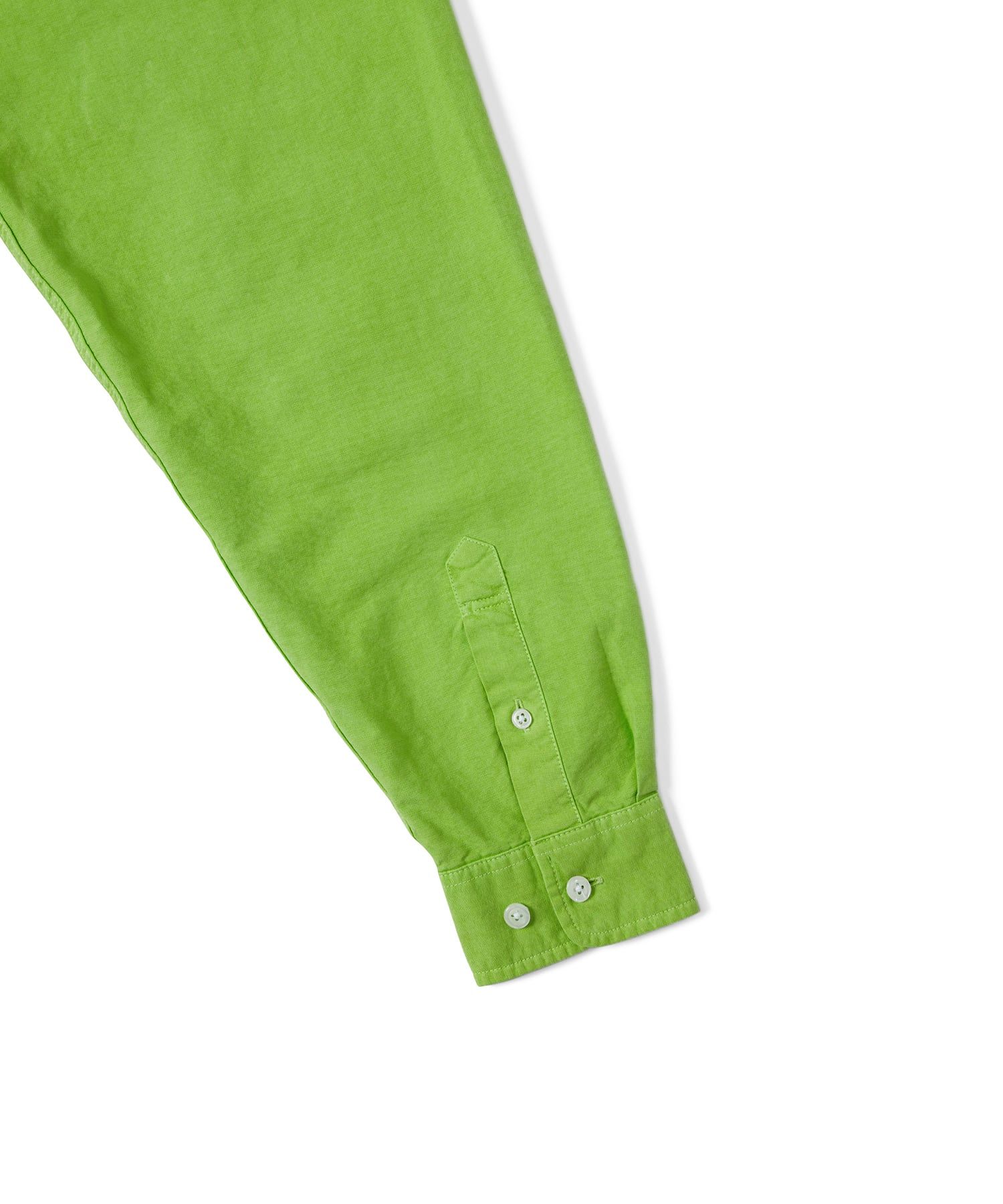 【THISISNEVERTHAT】Overdyed T-Logo Oxford Shirt Green Overdyed T-Logo Oxford Shirt - thisisneverthat®