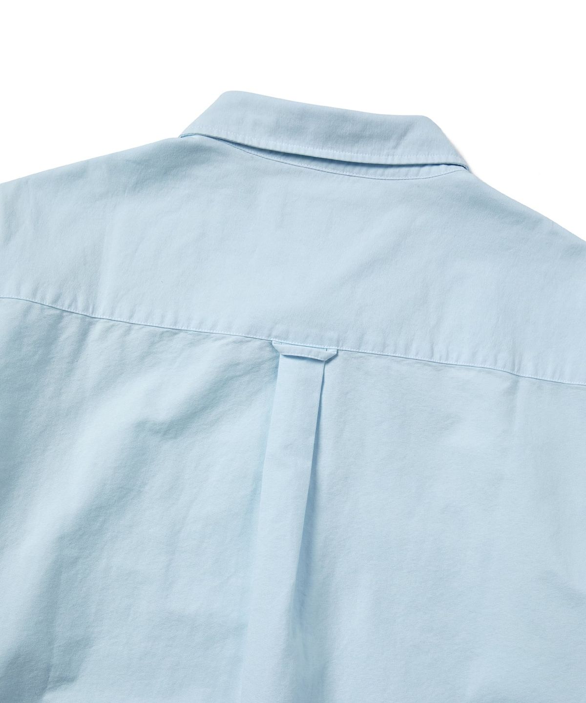 디스이즈네버댓(THISISNEVERTHAT) Overdyed T-Logo Oxford Shirt Blue