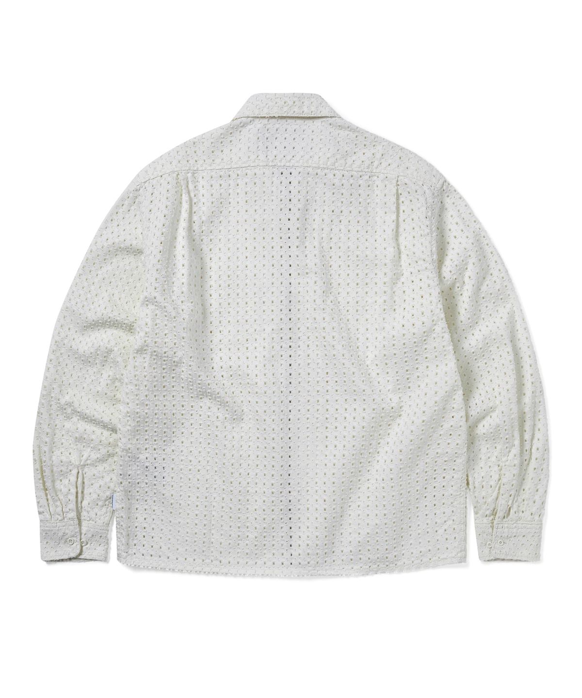 디스이즈네버댓(THISISNEVERTHAT) Damaged Denim Shirt Off White