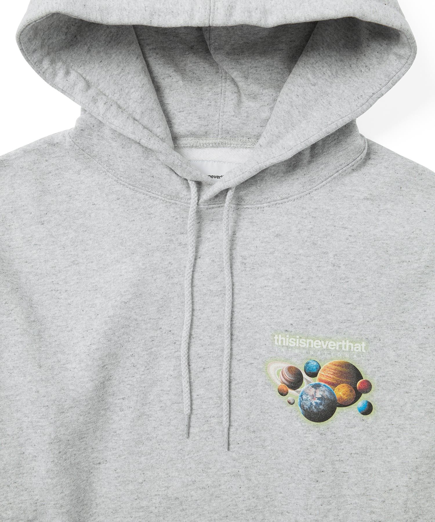 MUSINSA | thisisneverthat® Solar System Hoodie Heather Grey