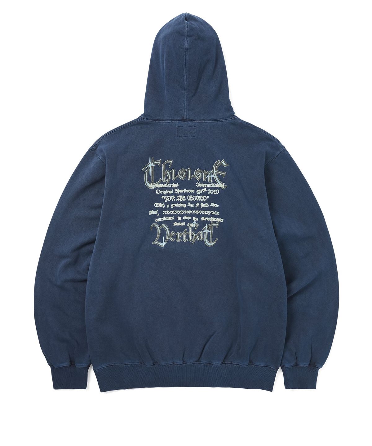 디스이즈네버댓(THISISNEVERTHAT) Sleepy Cat Hoodie Midnight