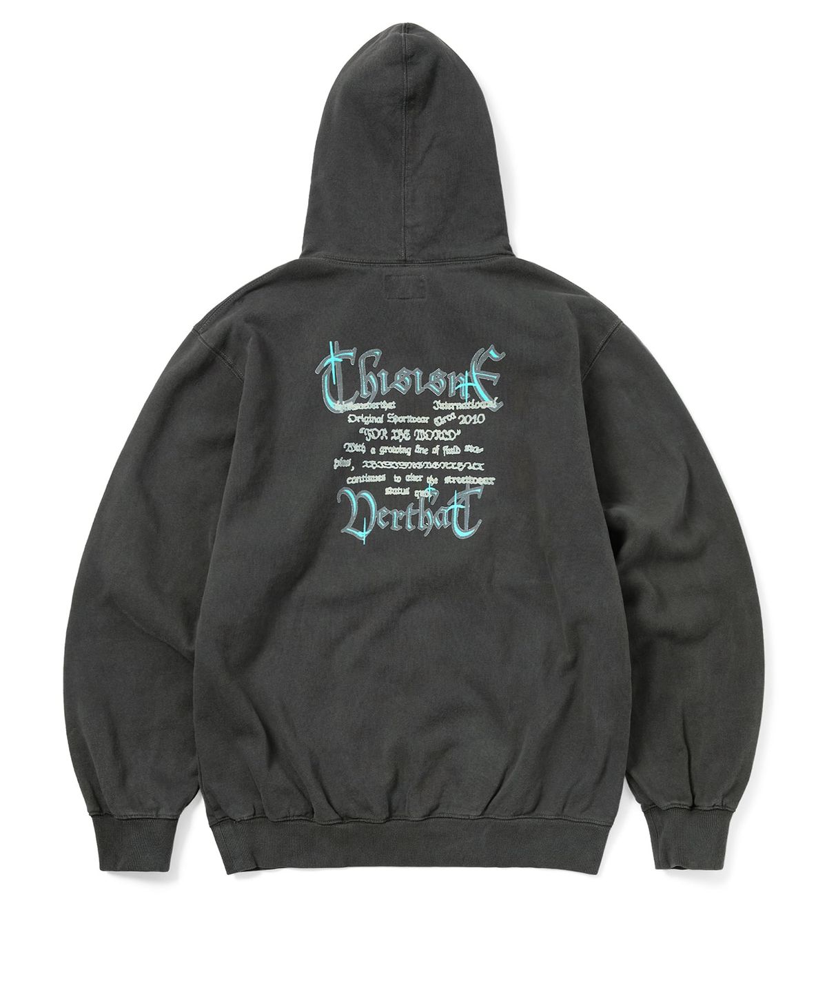 디스이즈네버댓(THISISNEVERTHAT) Sleepy Cat Hoodie Charcoal