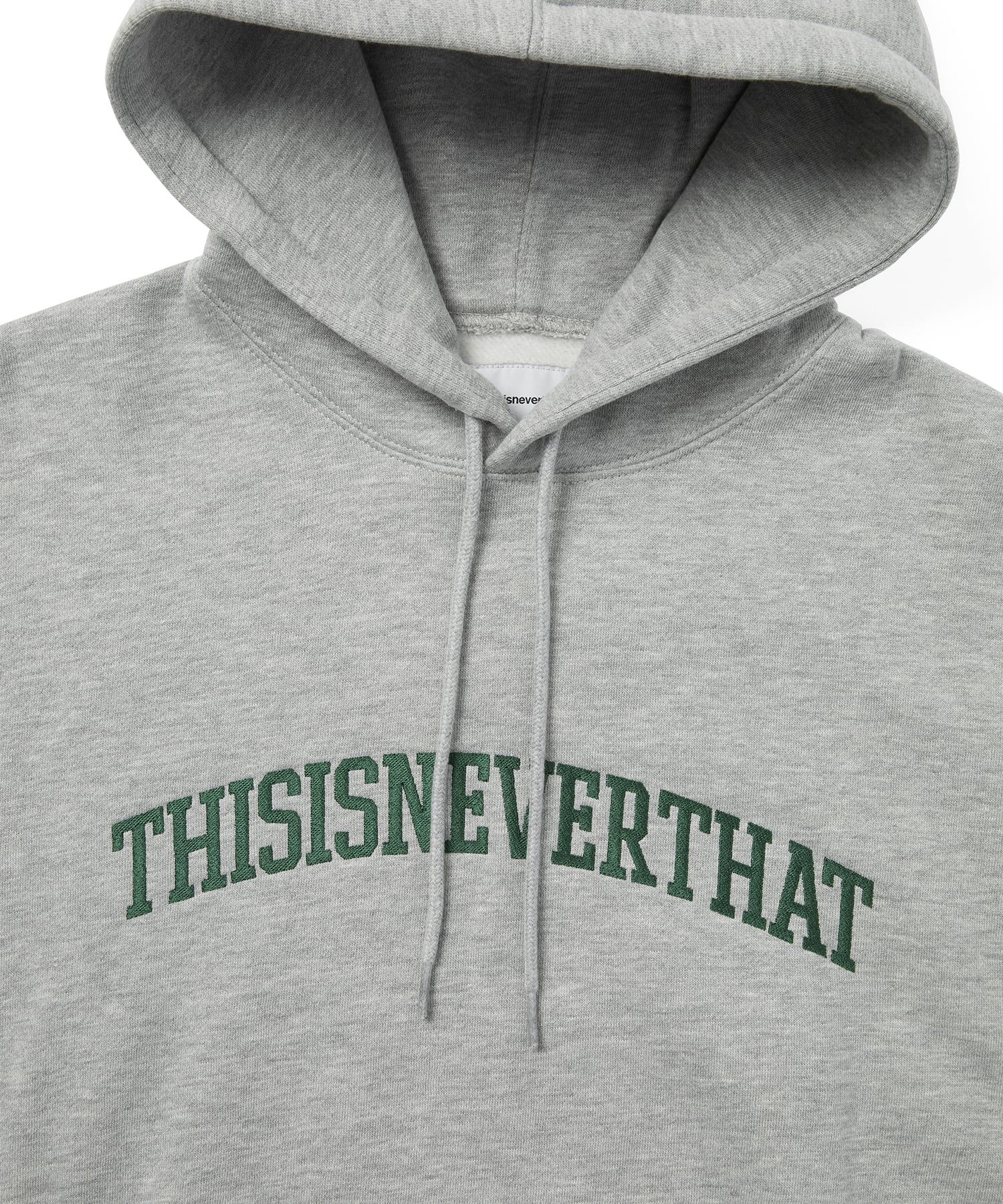 【THISISNEVERTHAT】THISTHAT Skate Hoodie Heather Grey MUSINSA | thisisneverthat® THISTHAT W Hoodie Heather Grey