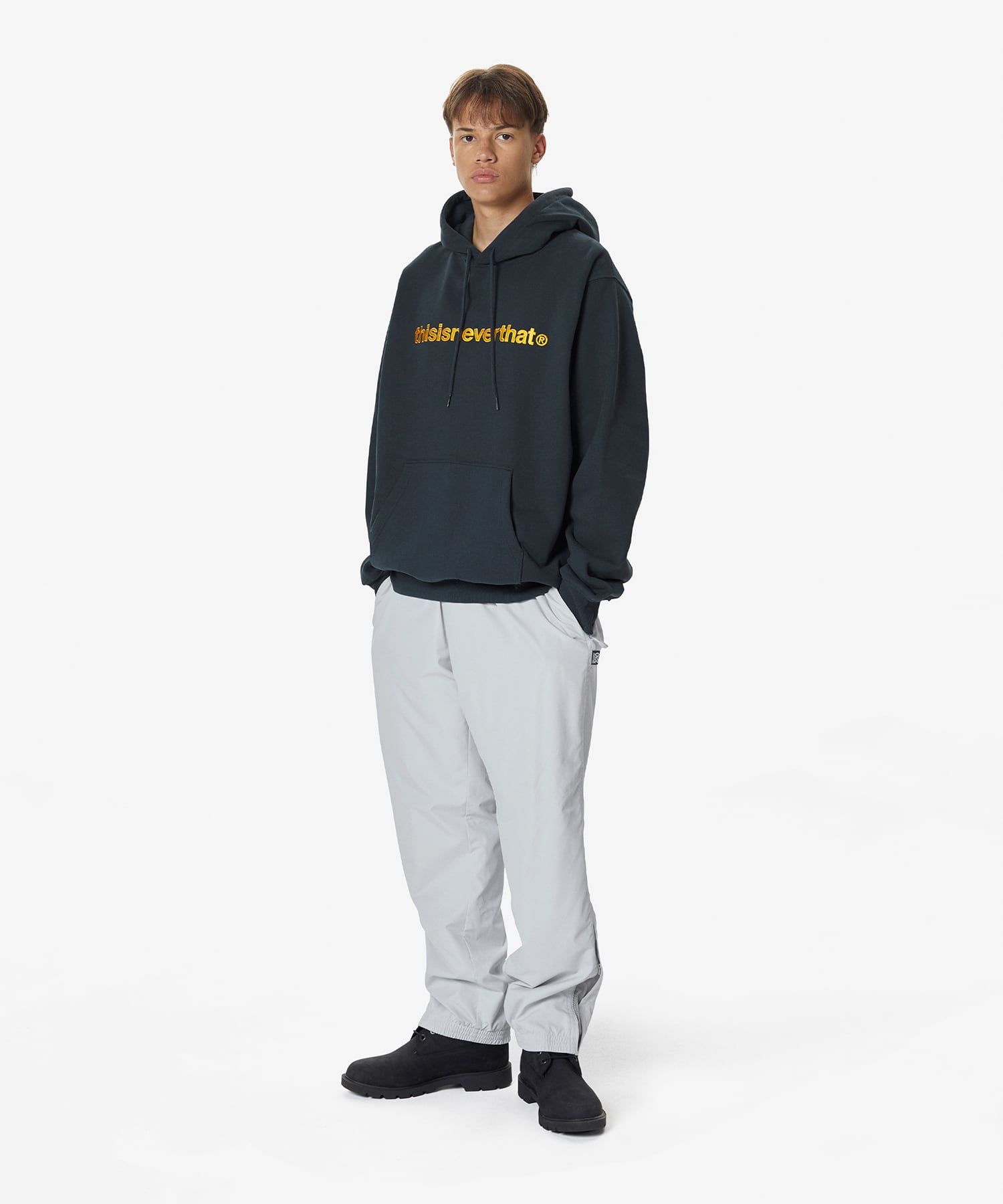 MUSINSA | thisisneverthat® T-Logo Hoodie Navy