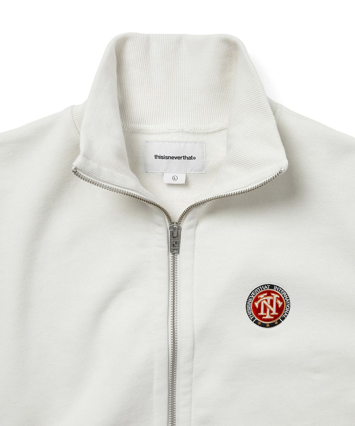 디스이즈네버댓(THISISNEVERTHAT) Sweat Track Jacket Natural