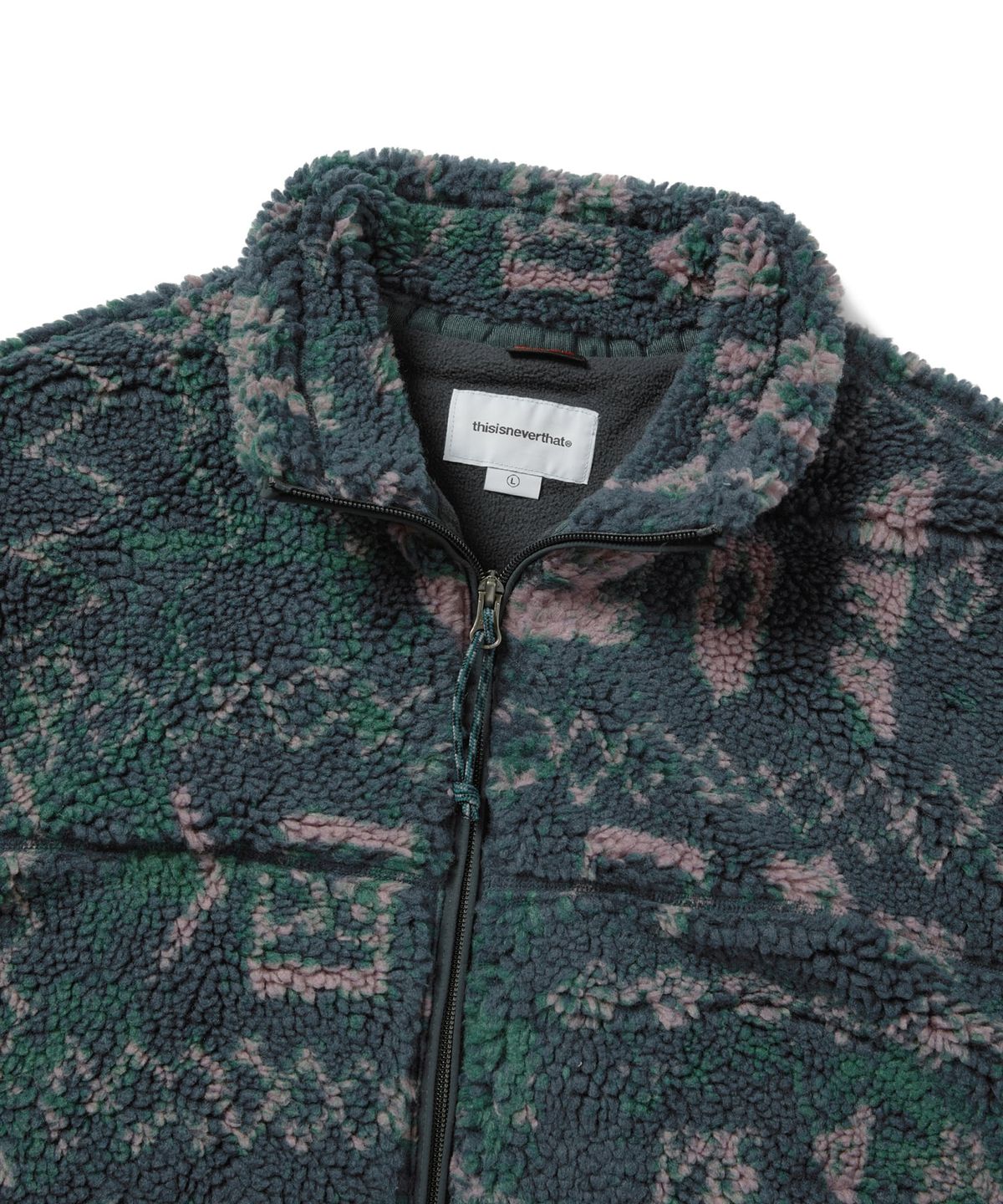 디스이즈네버댓(THISISNEVERTHAT) T Sherpa Fleece Jacket Navy