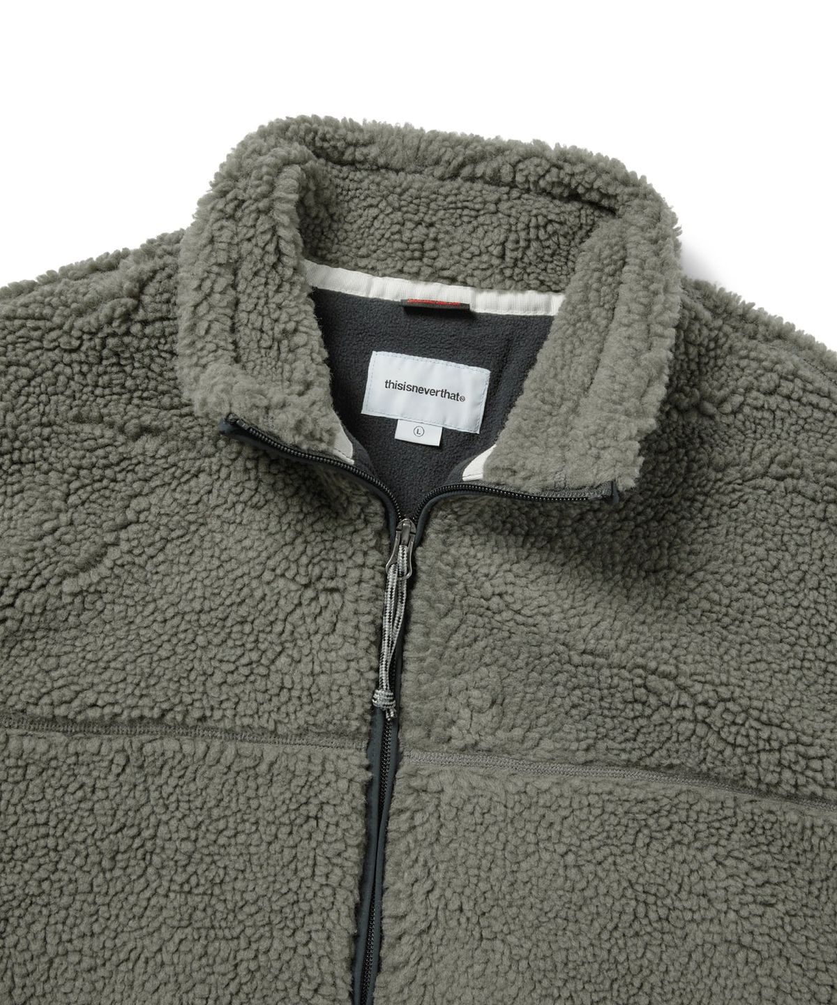 디스이즈네버댓(THISISNEVERTHAT) T Sherpa Fleece Jacket Grey