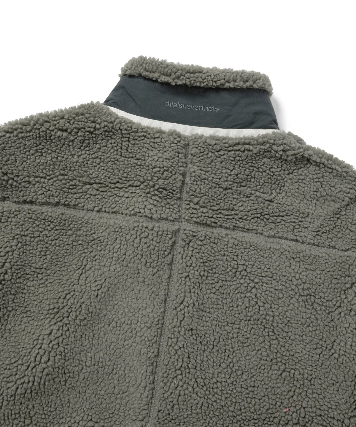 디스이즈네버댓(THISISNEVERTHAT) T Sherpa Fleece Jacket Grey