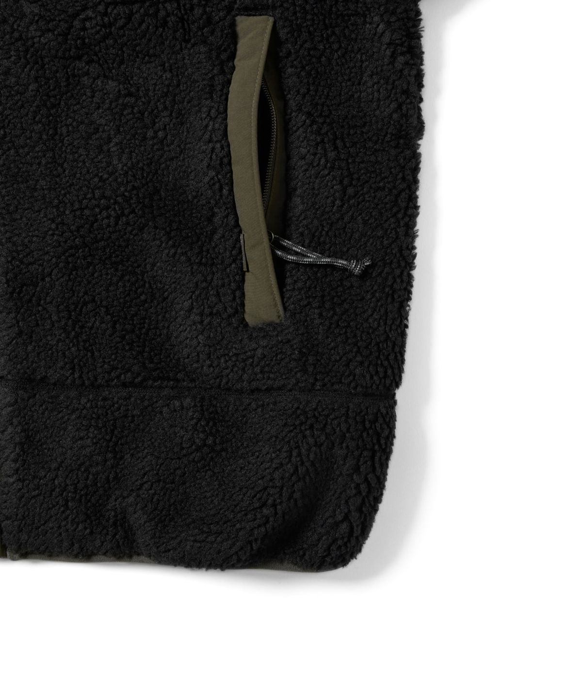 디스이즈네버댓(THISISNEVERTHAT) T Sherpa Fleece Jacket Black