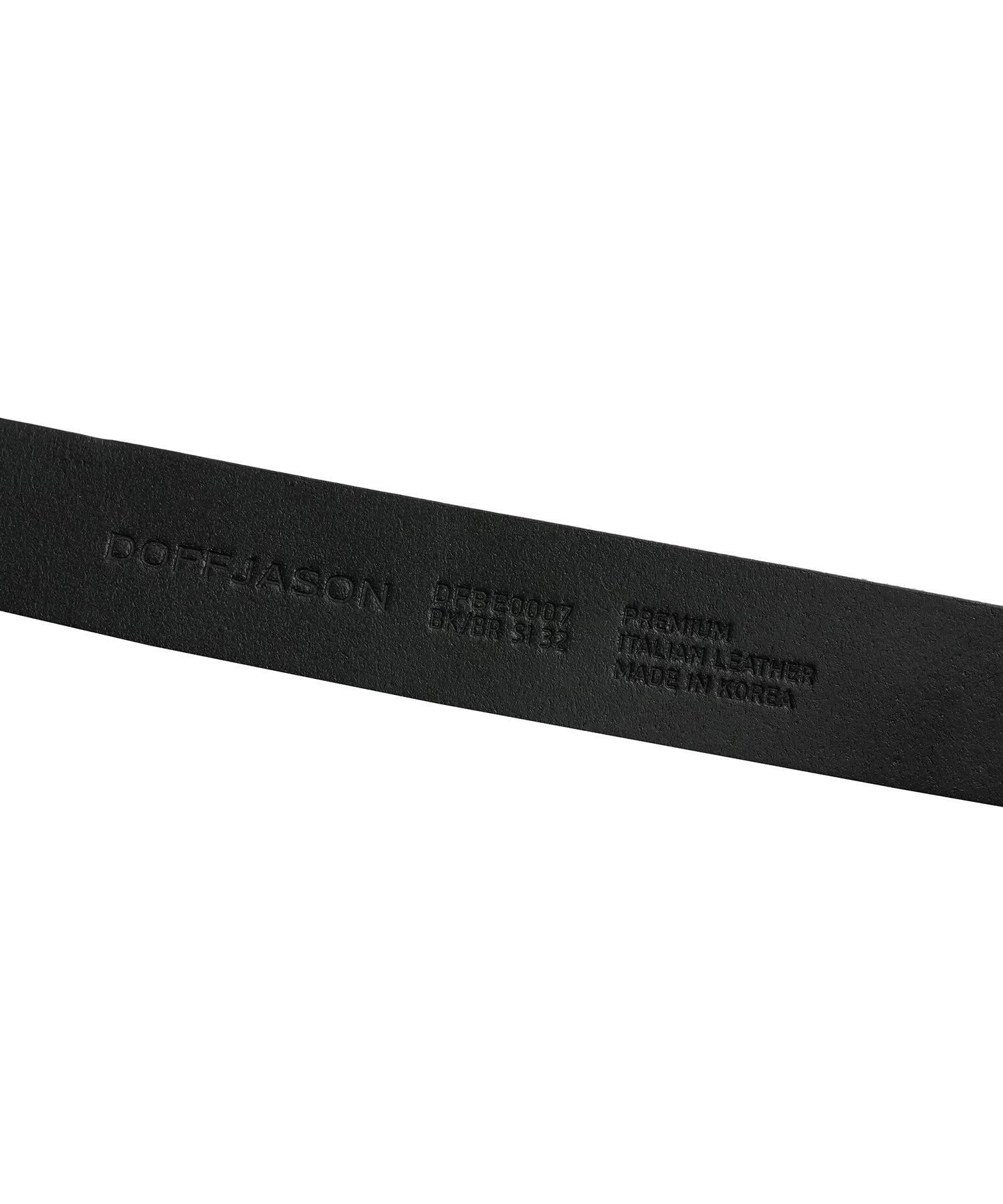 ベルト DOFFJASON Cowhide single eyelet hard leather belt BLACK DJ24 MUSINSA | DOFFJASON Cowhide Flowing Hard Leather Belt BLACK