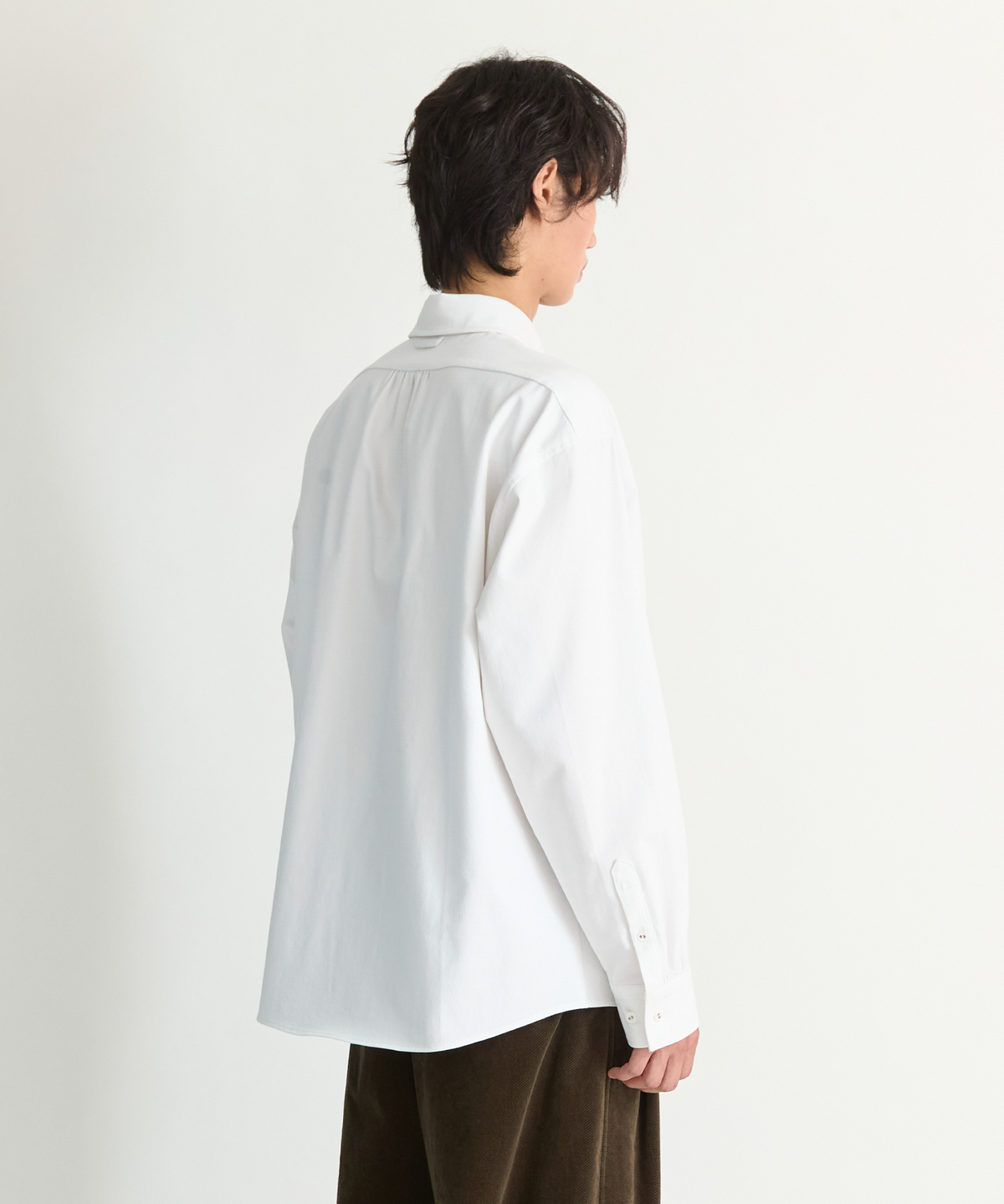넌블랭크(NONBLANK) 블랭크 옥스포드 셔츠_WHITE