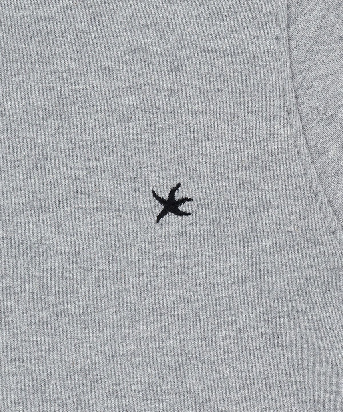 더콜디스트모먼트(THE COLDEST MOMENT) (w) TCM starfish mini logo hoodie (grey)