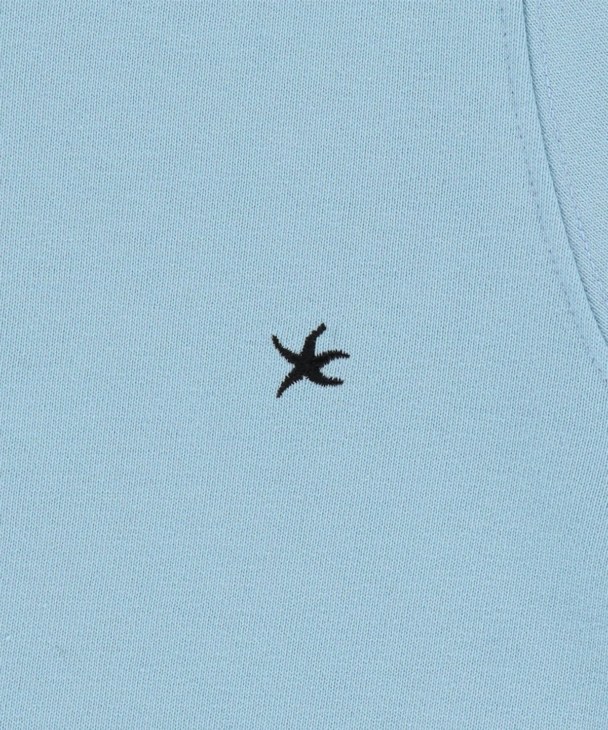더콜디스트모먼트(THE COLDEST MOMENT) (w) TCM starfish mini logo hoodie (sky blue)