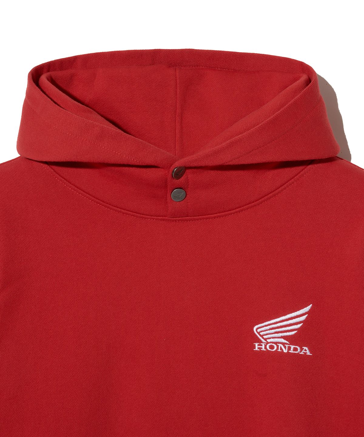 핍스 모터사이클(PHYPS MOTORCYCLE) Honda Small Wing Rivet point Hoodie Red