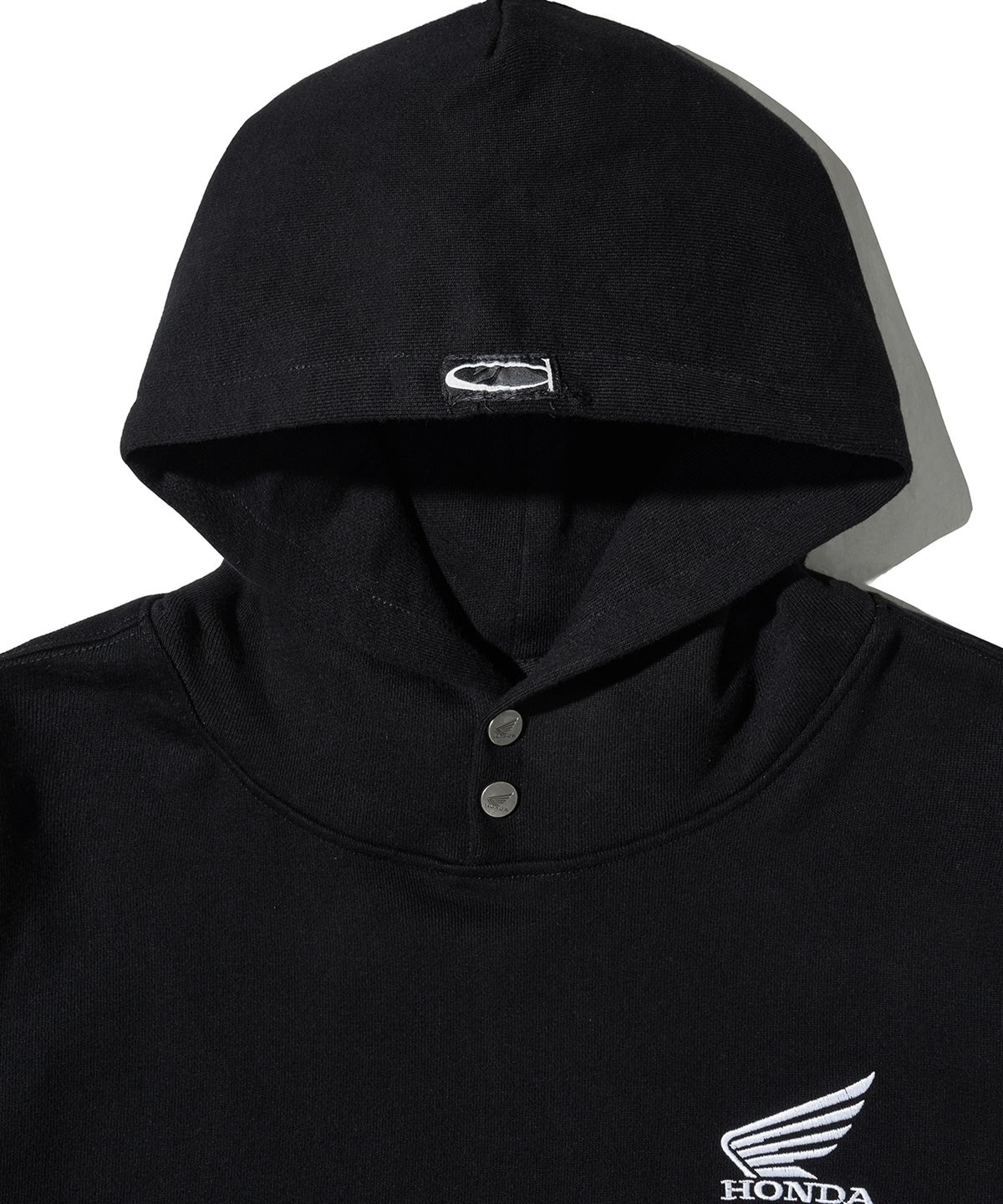 핍스 모터사이클(PHYPS MOTORCYCLE) Honda Small Wing Rivet point Hoodie Black