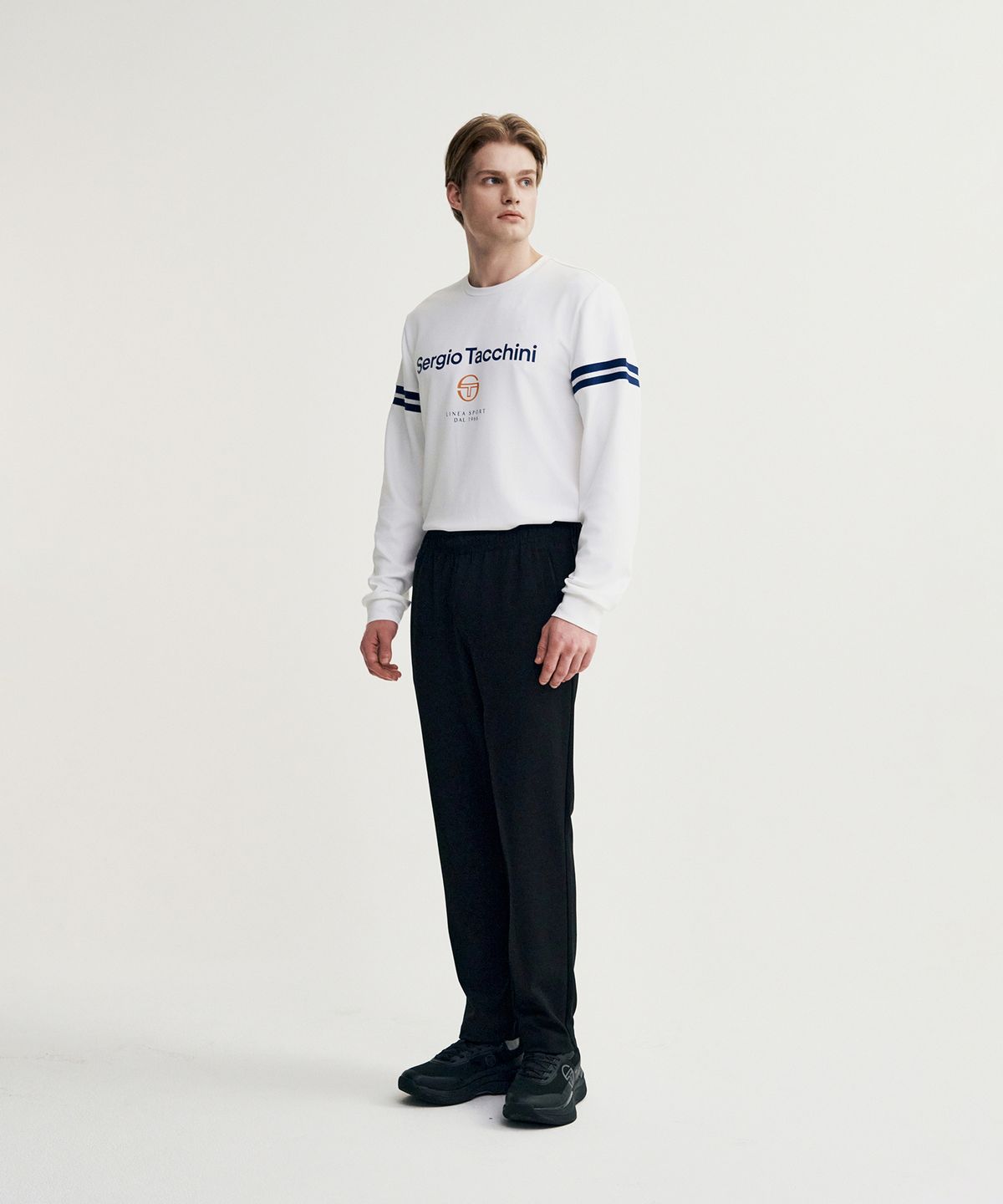 세르지오 타키니(SERGIO TACCHINI) M 에센셜 오라이언 슬림 스트레이트 팬츠 (Black)