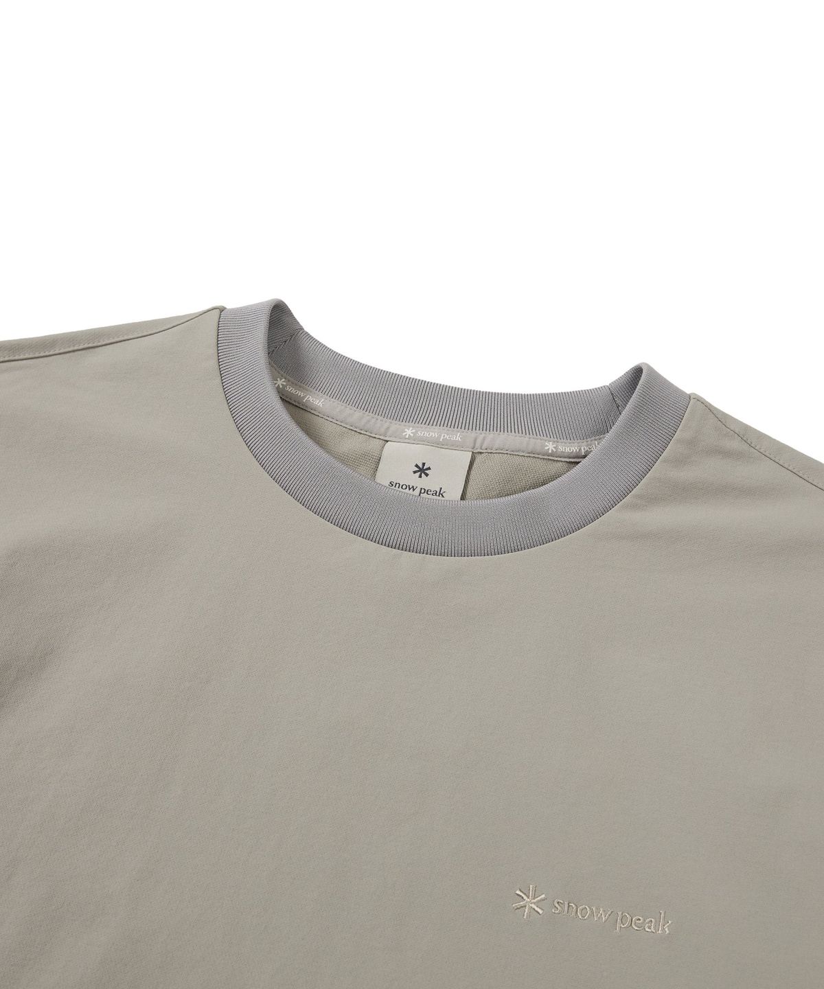 스노우피크 어패럴(SNOWPEAK APPAREL) 라고 맨투맨 (S24FUTHT32) Fog Gray