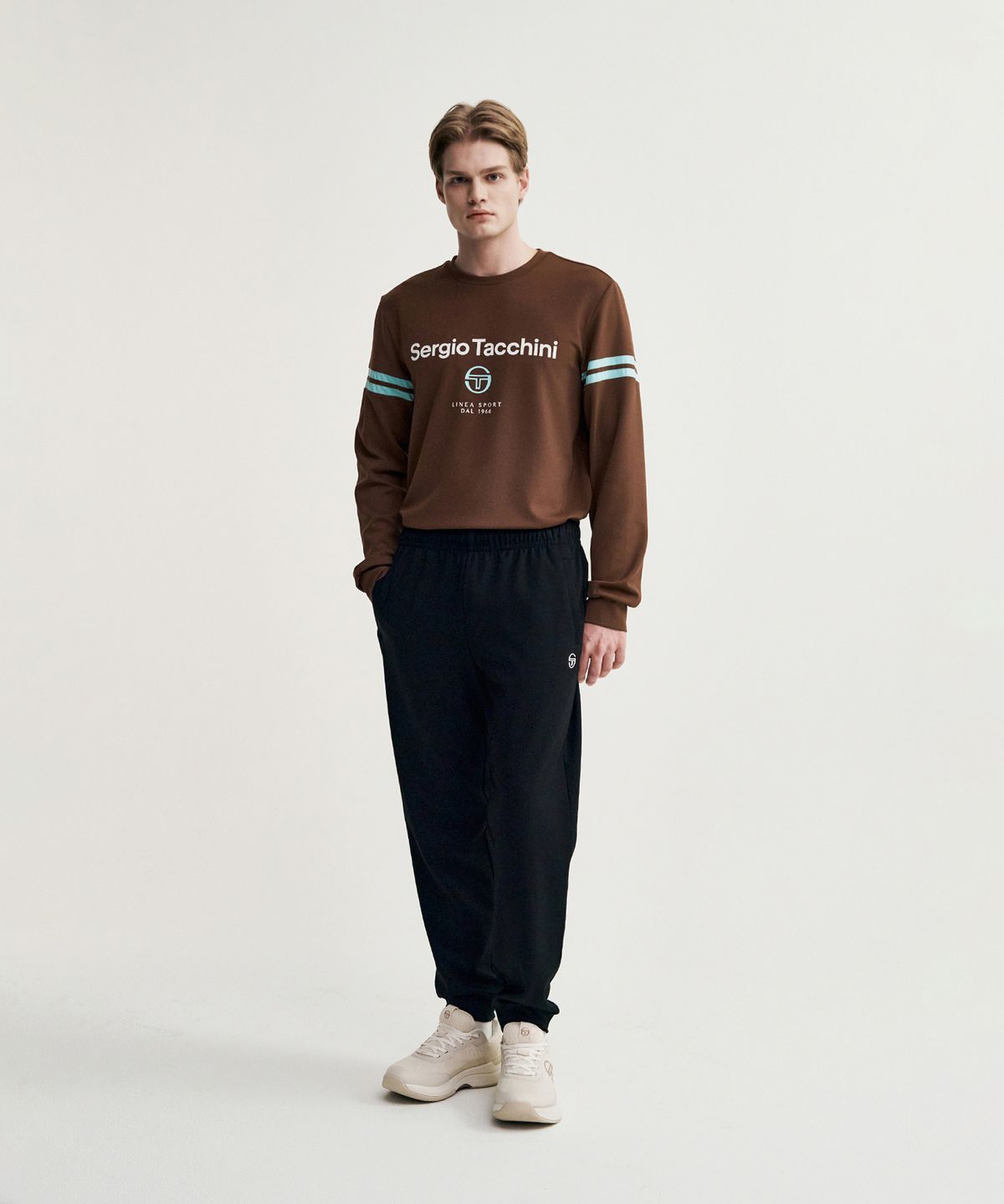 세르지오 타키니(SERGIO TACCHINI) M 에센셜 오라이언 스포티 조거 팬츠 (Black)