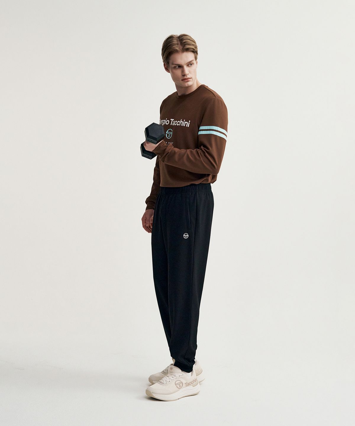 세르지오 타키니(SERGIO TACCHINI) M 에센셜 오라이언 스포티 조거 팬츠 (Black)