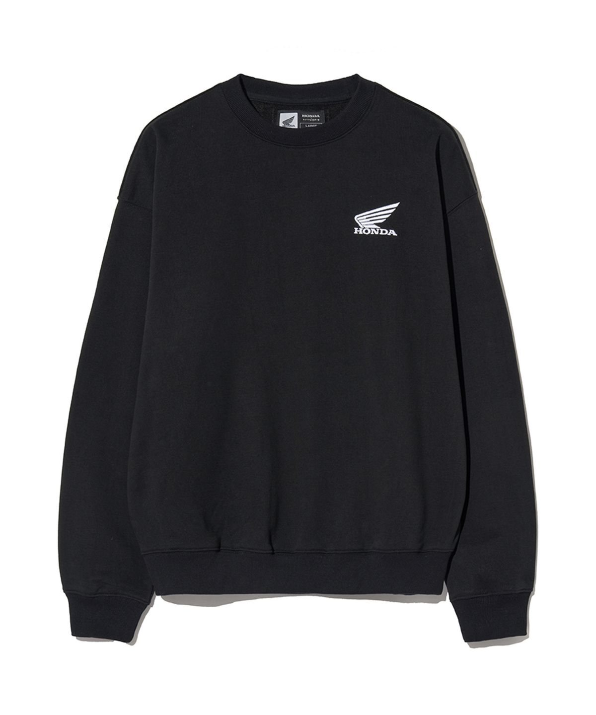 핍스 모터사이클(PHYPS MOTORCYCLE) Honda Small Wing Crewneck Black