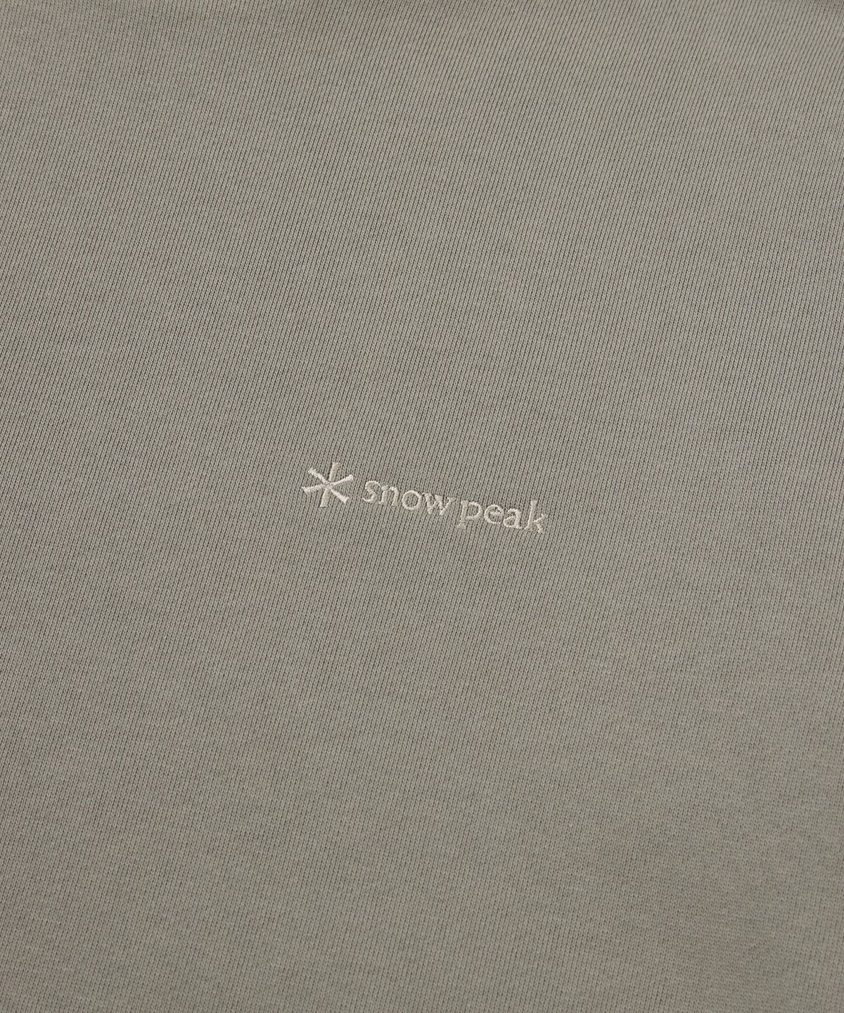 스노우피크 어패럴(SNOWPEAK APPAREL) 랜드 포켓 맨투맨 (S24FMFHT60) Khaki Gray