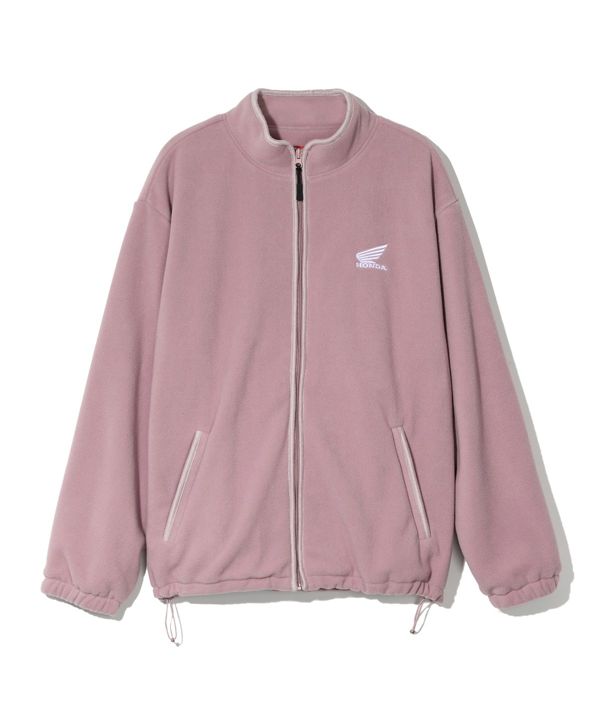 핍스 모터사이클(PHYPS MOTORCYCLE) Honda Original Wing logo Fleece Jacket Vintage Pink
