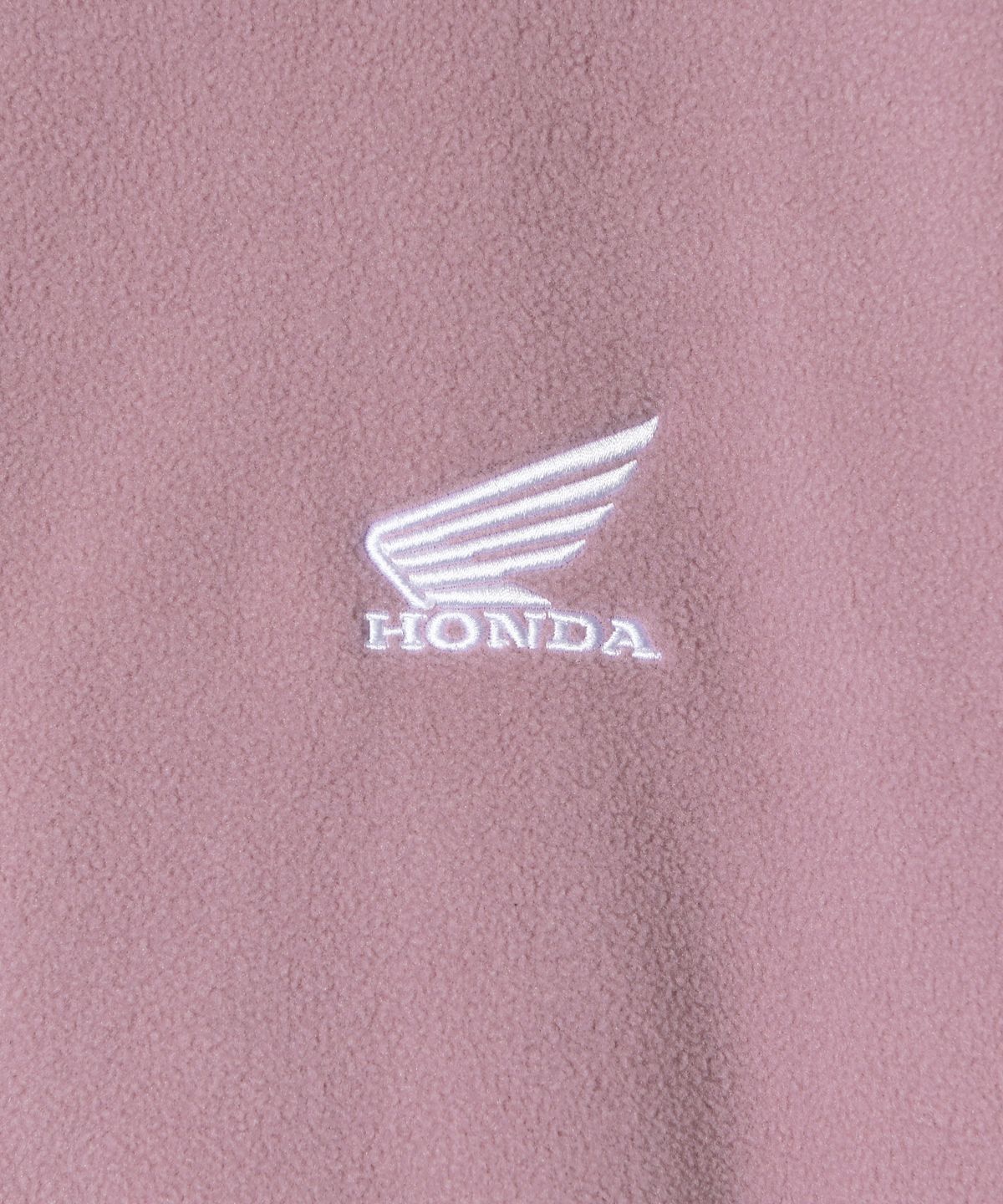 핍스 모터사이클(PHYPS MOTORCYCLE) Honda Original Wing logo Fleece Jacket Vintage Pink