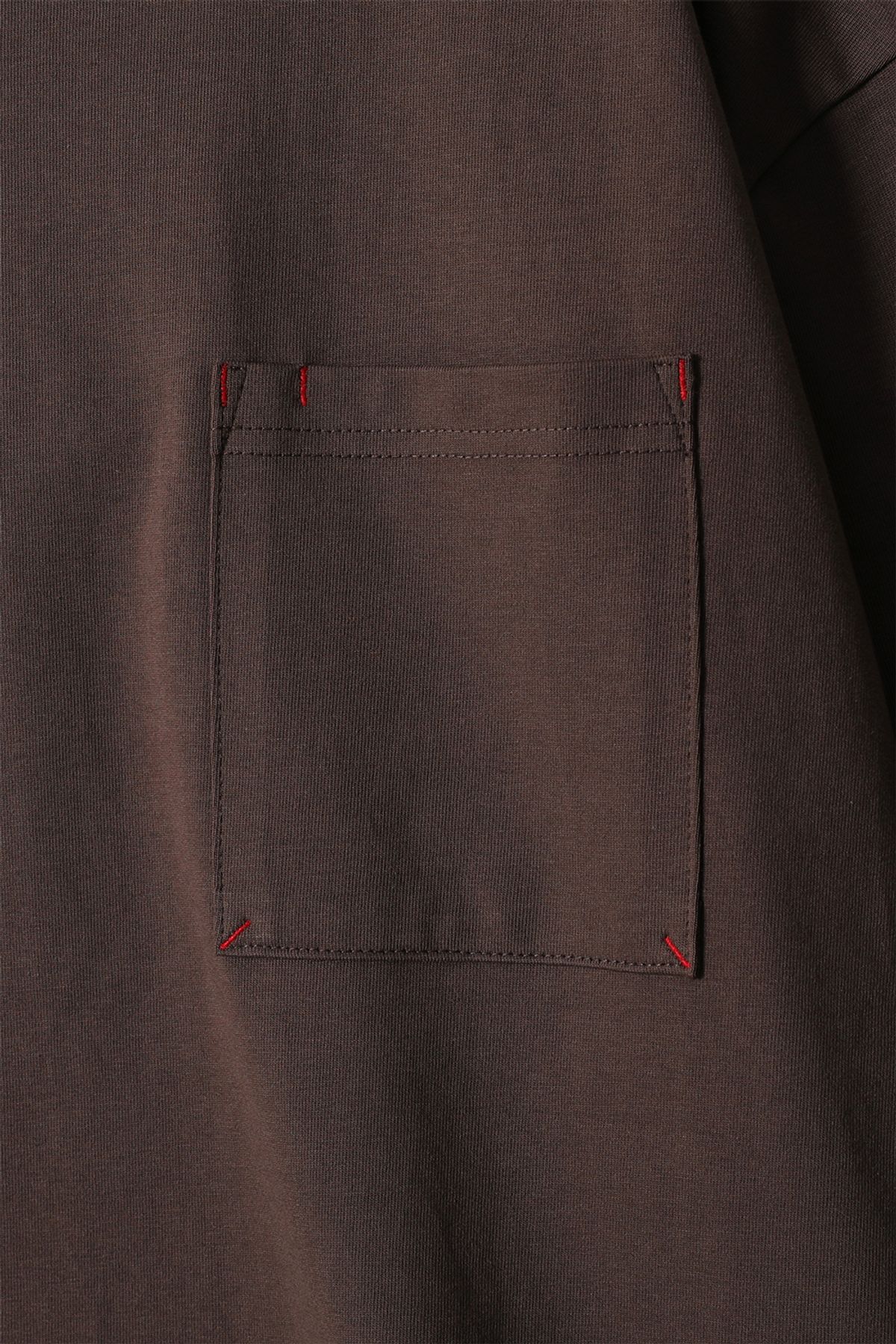 홀리선(HORLISUN) Lawrence Long Sleeve T-shirt Brown