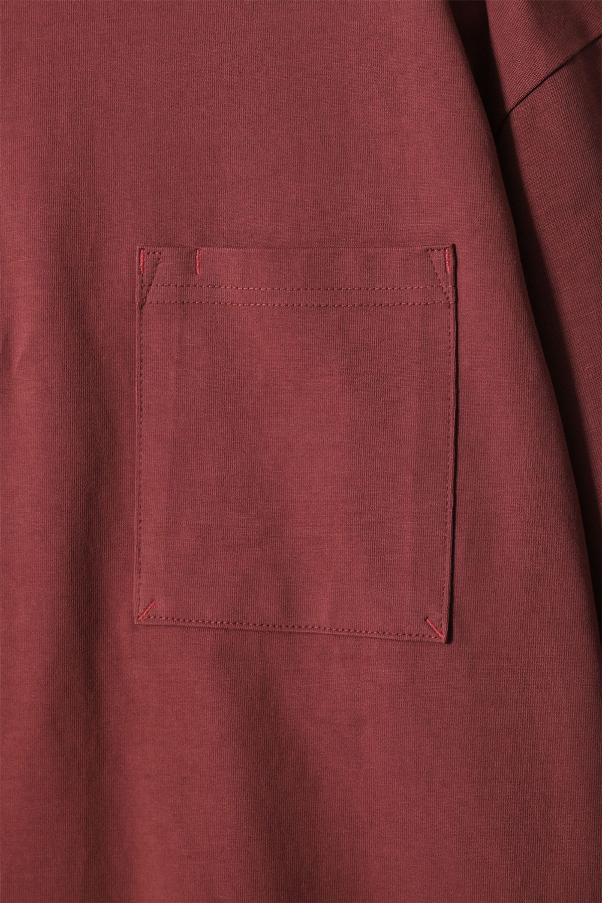 홀리선(HORLISUN) Lawrence Long Sleeve T-shirt Brick
