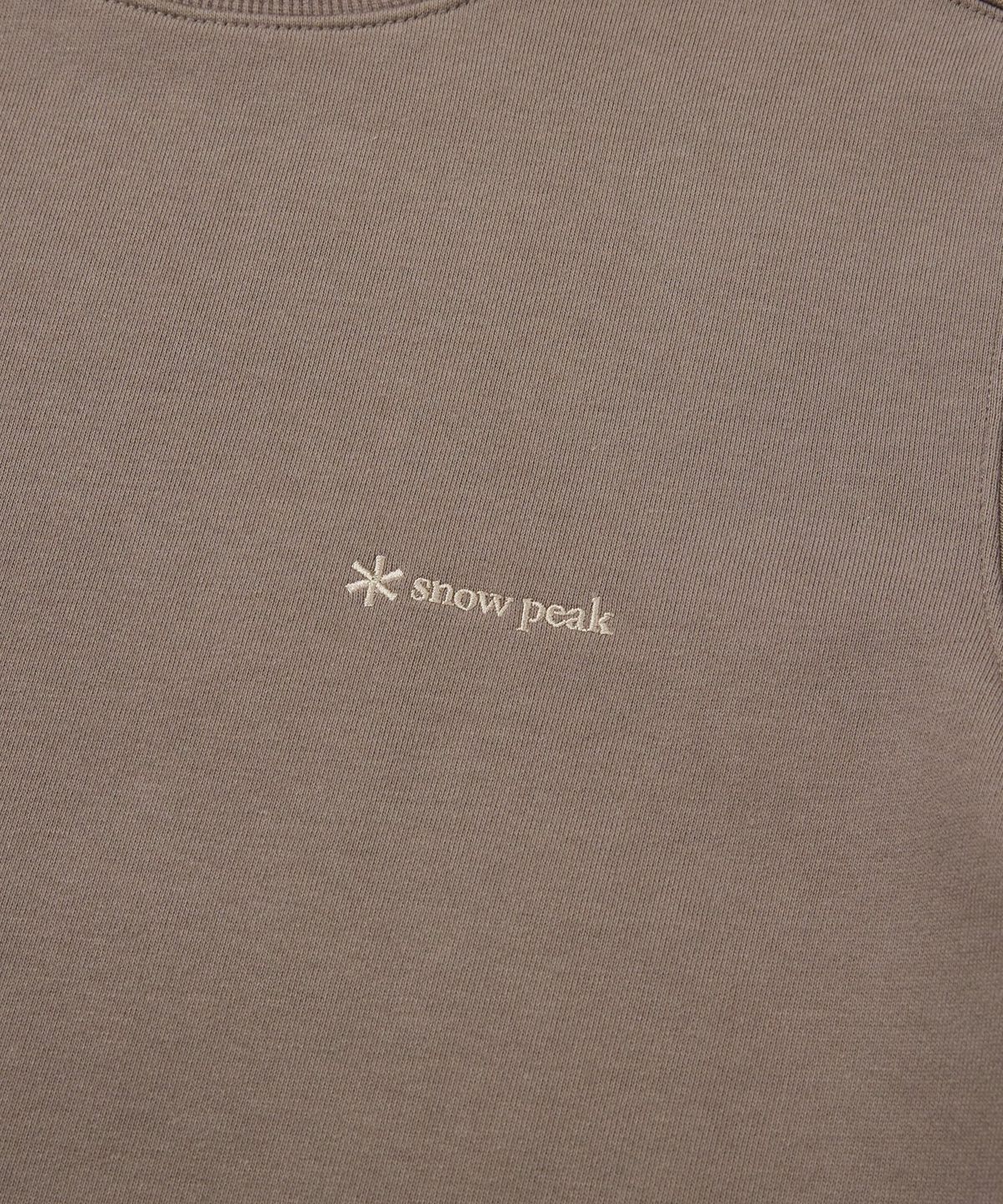 스노우피크 어패럴(SNOWPEAK APPAREL) 랜드 여성 맨투맨 (S24FWFHT61) Cocoa