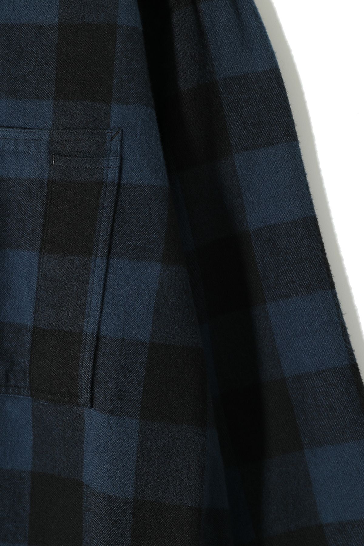 홀리선(HORLISUN) Madison Buffalo Check Shirt Navy