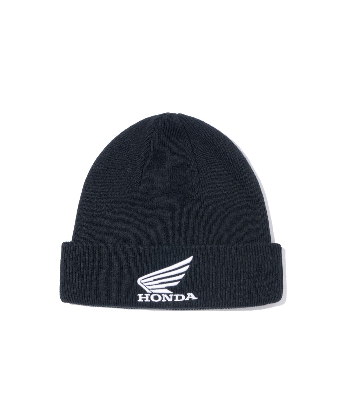 핍스 모터사이클(PHYPS MOTORCYCLE) Honda Original Wing logo Roll up Beanie_Black