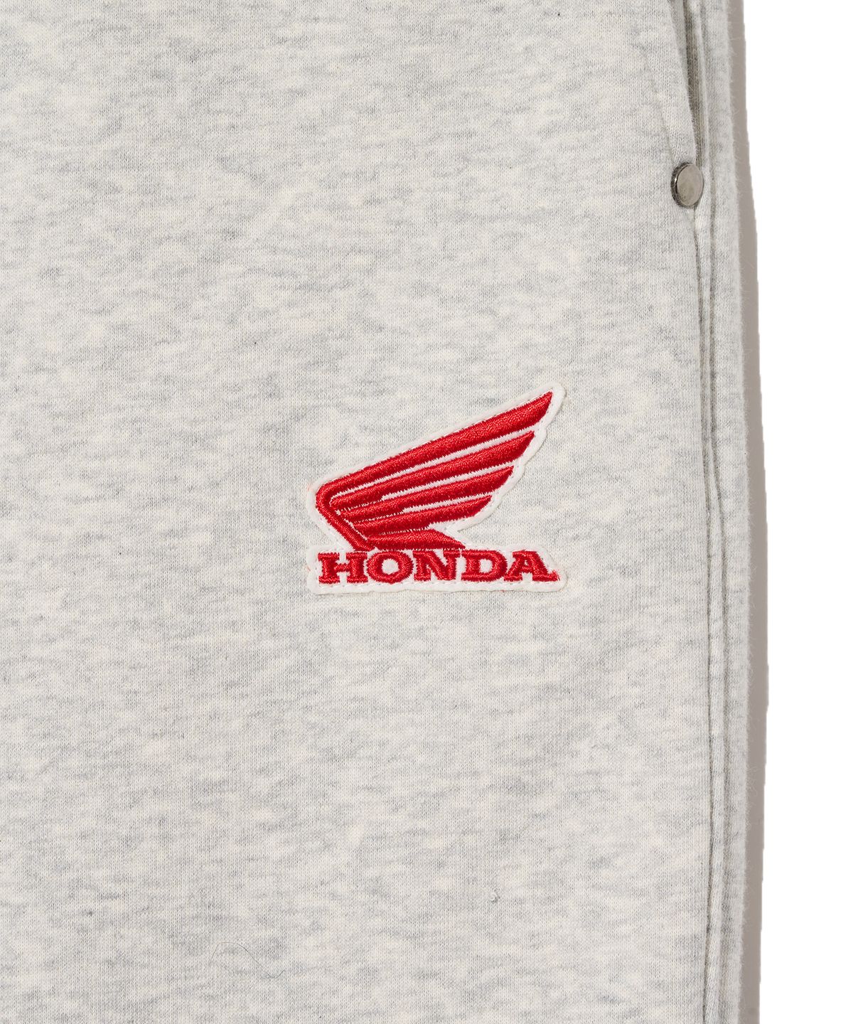 핍스 모터사이클(PHYPS MOTORCYCLE) Silky Boa Wing logo Sweat Pants_Oatmeal