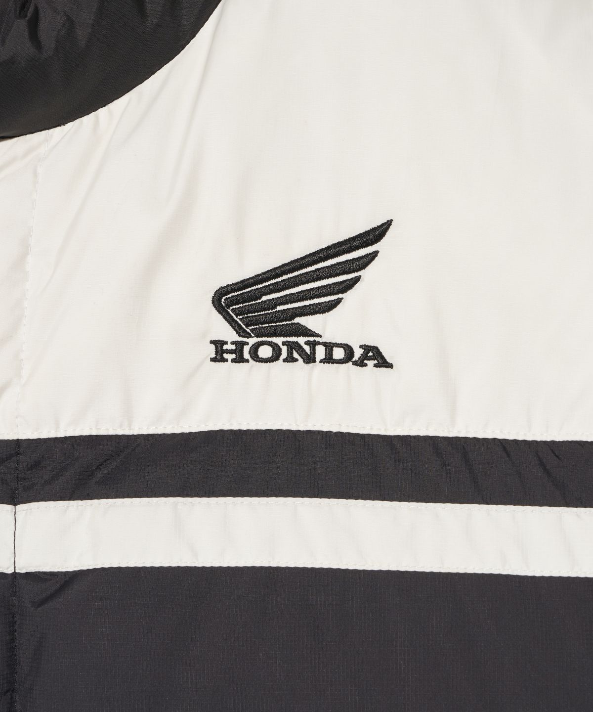 핍스 모터사이클(PHYPS MOTORCYCLE) Honda Wing logo Short Puffer_Black