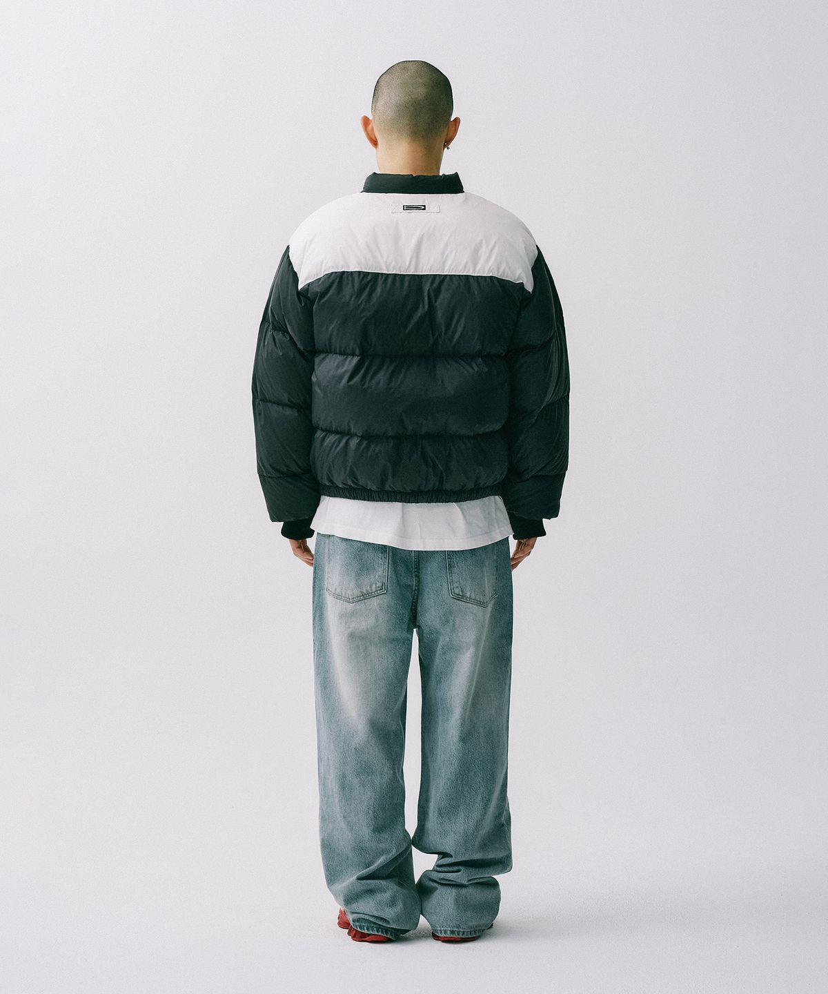 핍스 모터사이클(PHYPS MOTORCYCLE) Honda Wing logo Short Puffer_Black