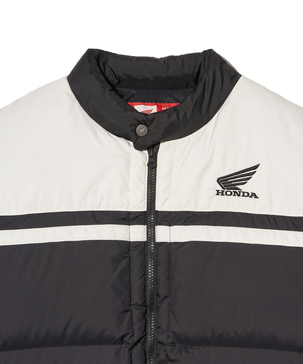 핍스 모터사이클(PHYPS MOTORCYCLE) Honda Wing logo Short Puffer_Black