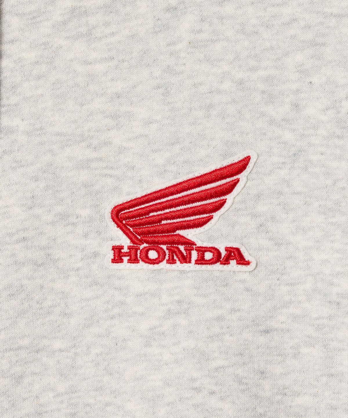 핍스 모터사이클(PHYPS MOTORCYCLE) Silky Boa Wing logo Hoodie Zip-up_Oatmeal