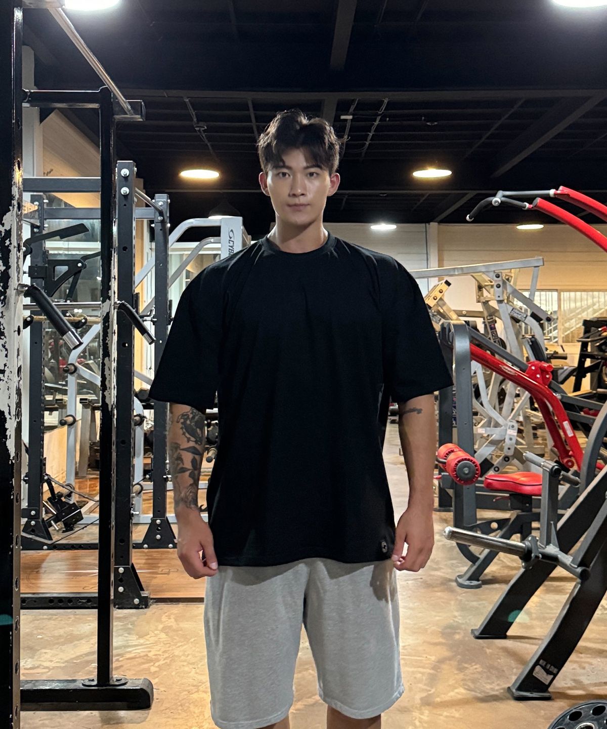 바벨웍스(BARBELLWORKS) 베이직 무지 오버핏 10컬러