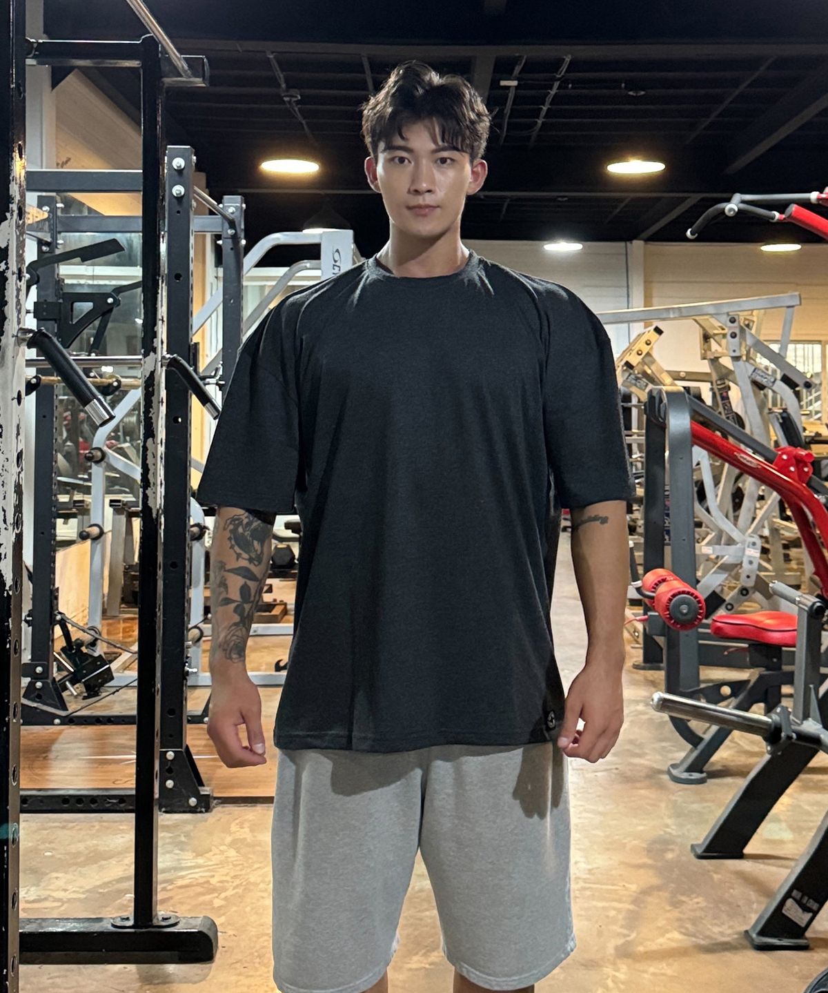 바벨웍스(BARBELLWORKS) 베이직 무지 오버핏 10컬러