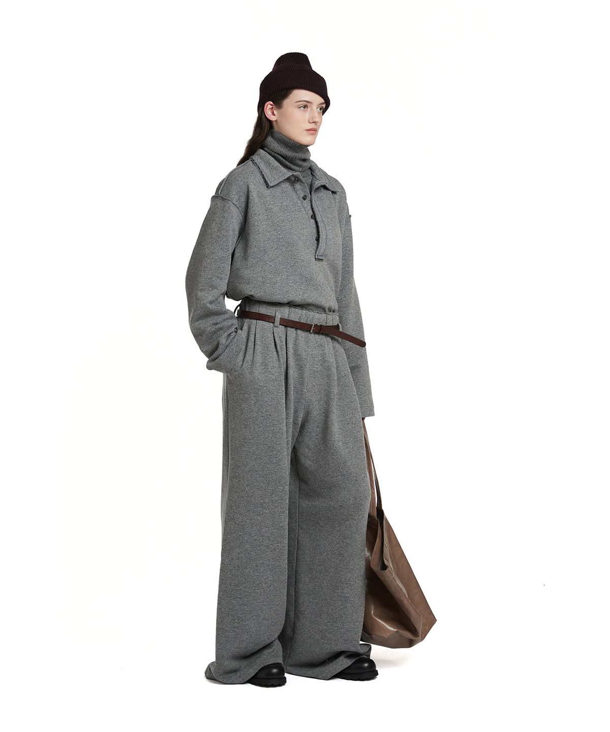 트렁크프로젝트(TRUNK PROJECT) Destroyed Lounge Pants_Grey