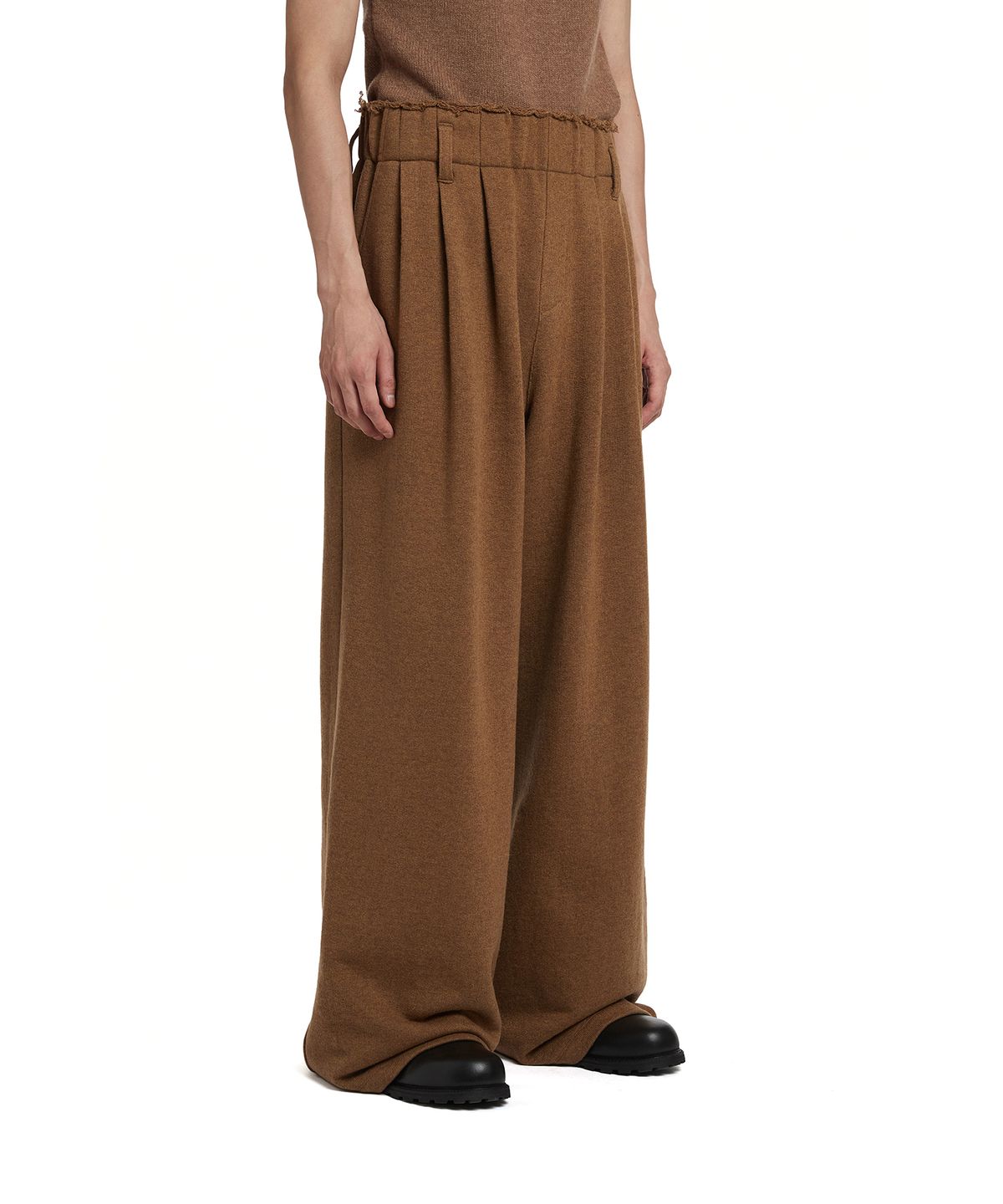 트렁크프로젝트(TRUNK PROJECT) Destroyed Lounge Pants_Brown