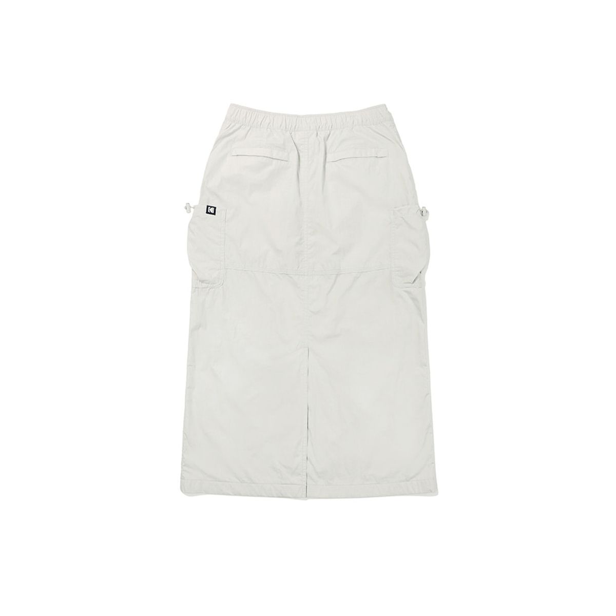 코닥(KODAK) 가먼트워싱 레귤러핏 기모 안감 스커트 LIGHT GREY
