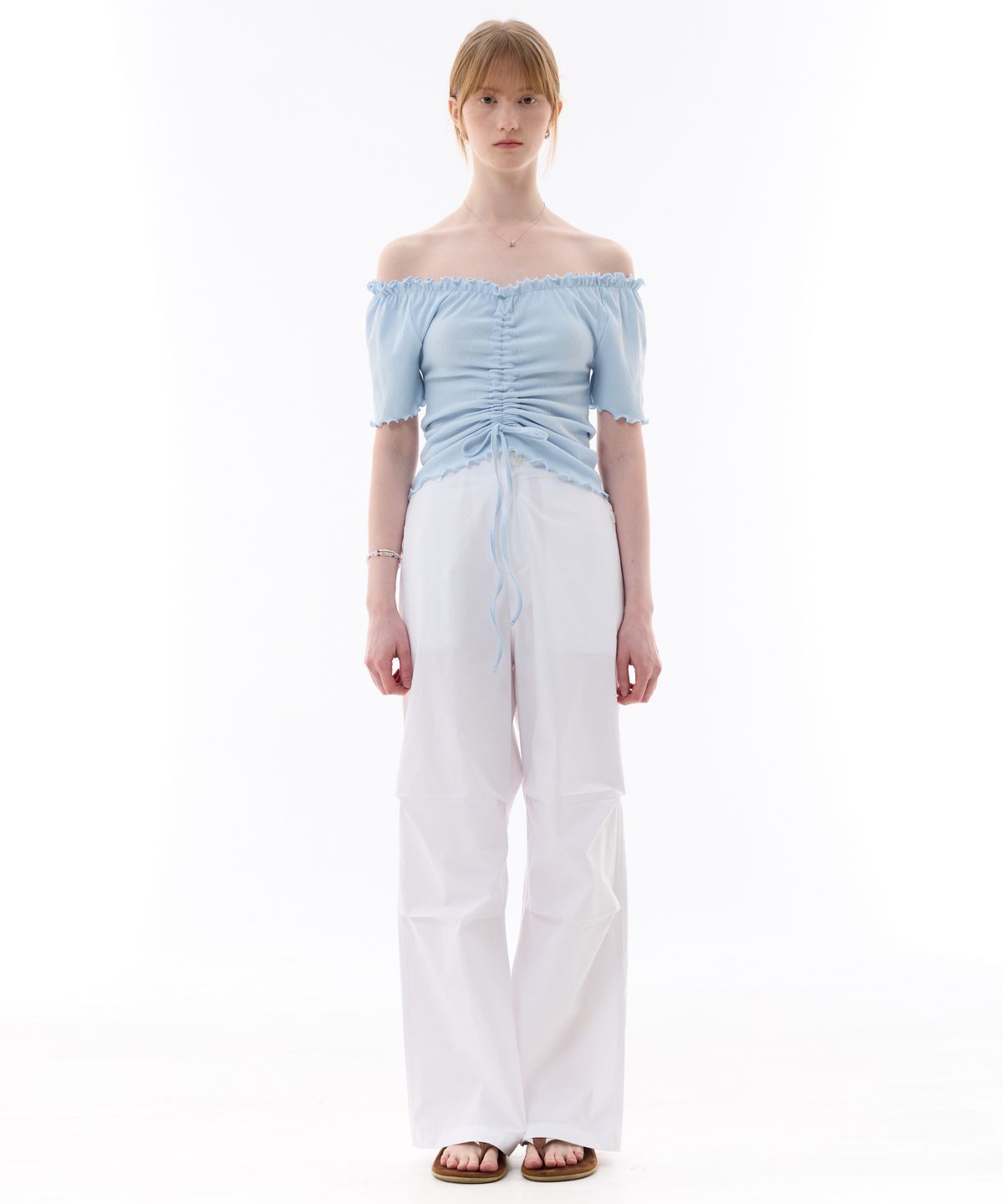 아리킴(ARIKIM) XOXO OFF-SHOULDER / SKY BLUE