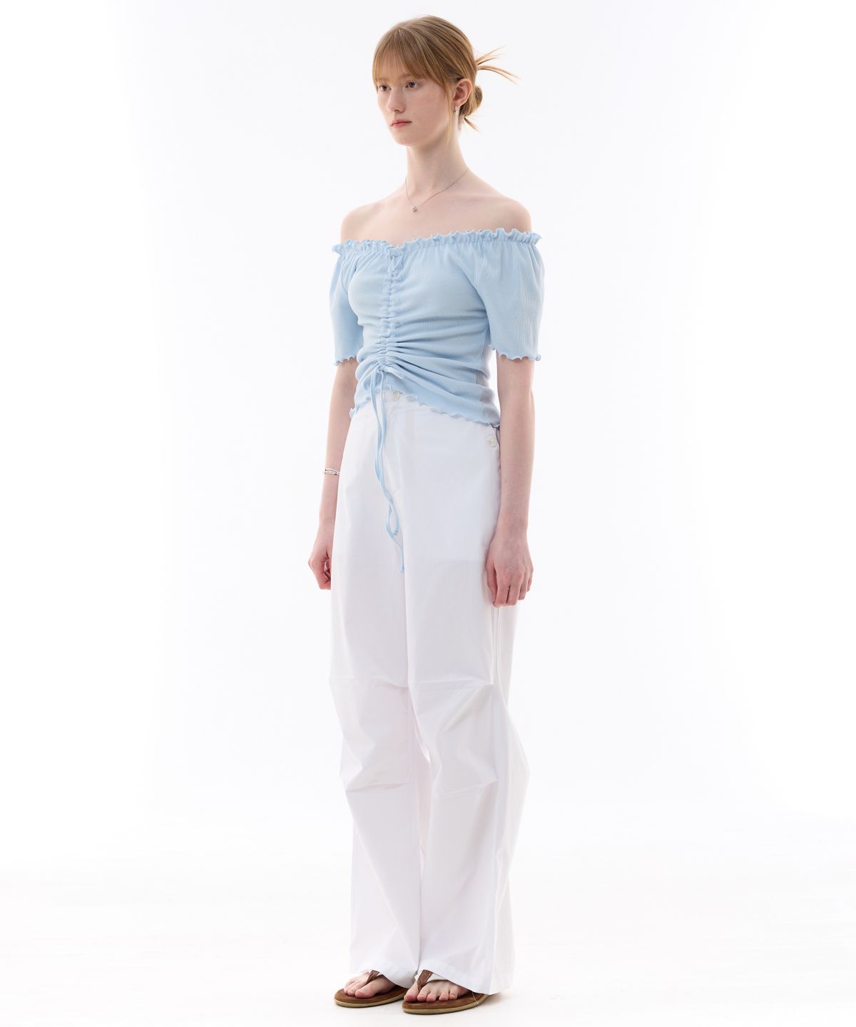 아리킴(ARIKIM) XOXO OFF-SHOULDER / SKY BLUE