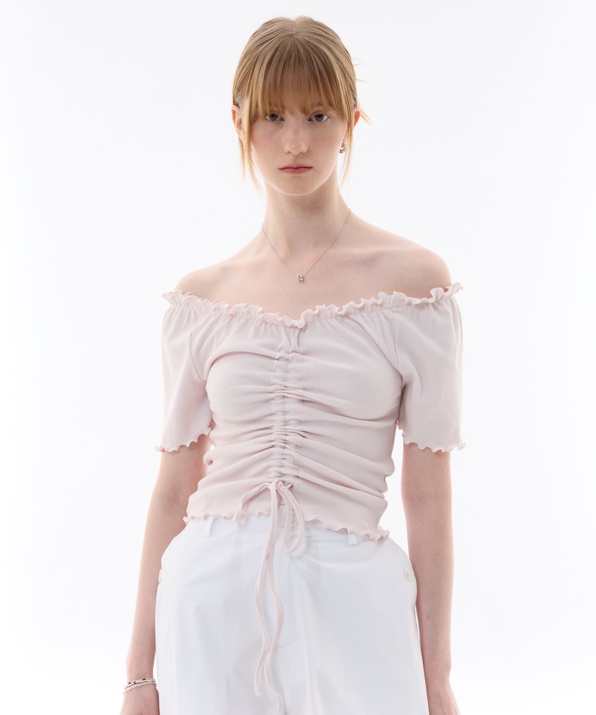 아리킴(ARIKIM) XOXO OFF-SHOULDER / PINK