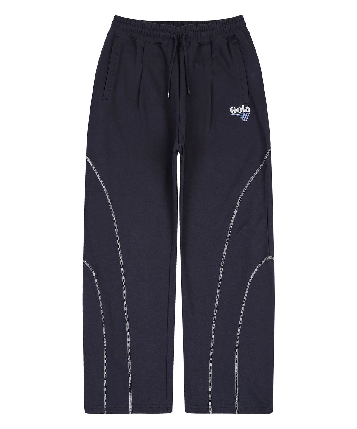 골라(GOLA) COVER STITCH SWEAT PANTS [NAVY]