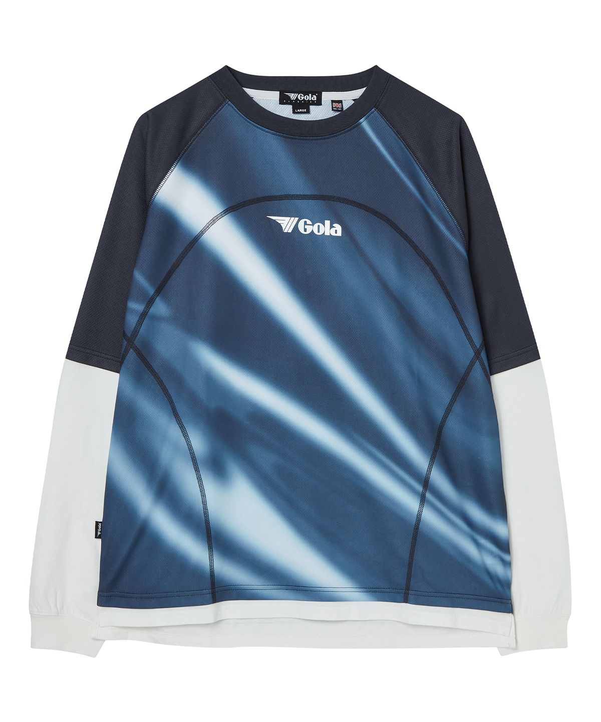 골라(GOLA) FLUID LAYERED JERSEY TOP [BLUE]