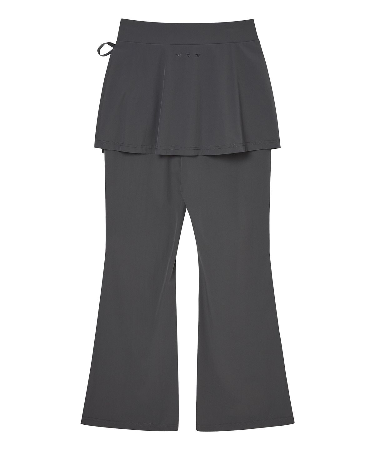 골라(GOLA) W ATHLETIC COVER-UP BOOTS CUT LEGGINGS [CHARCOAL]