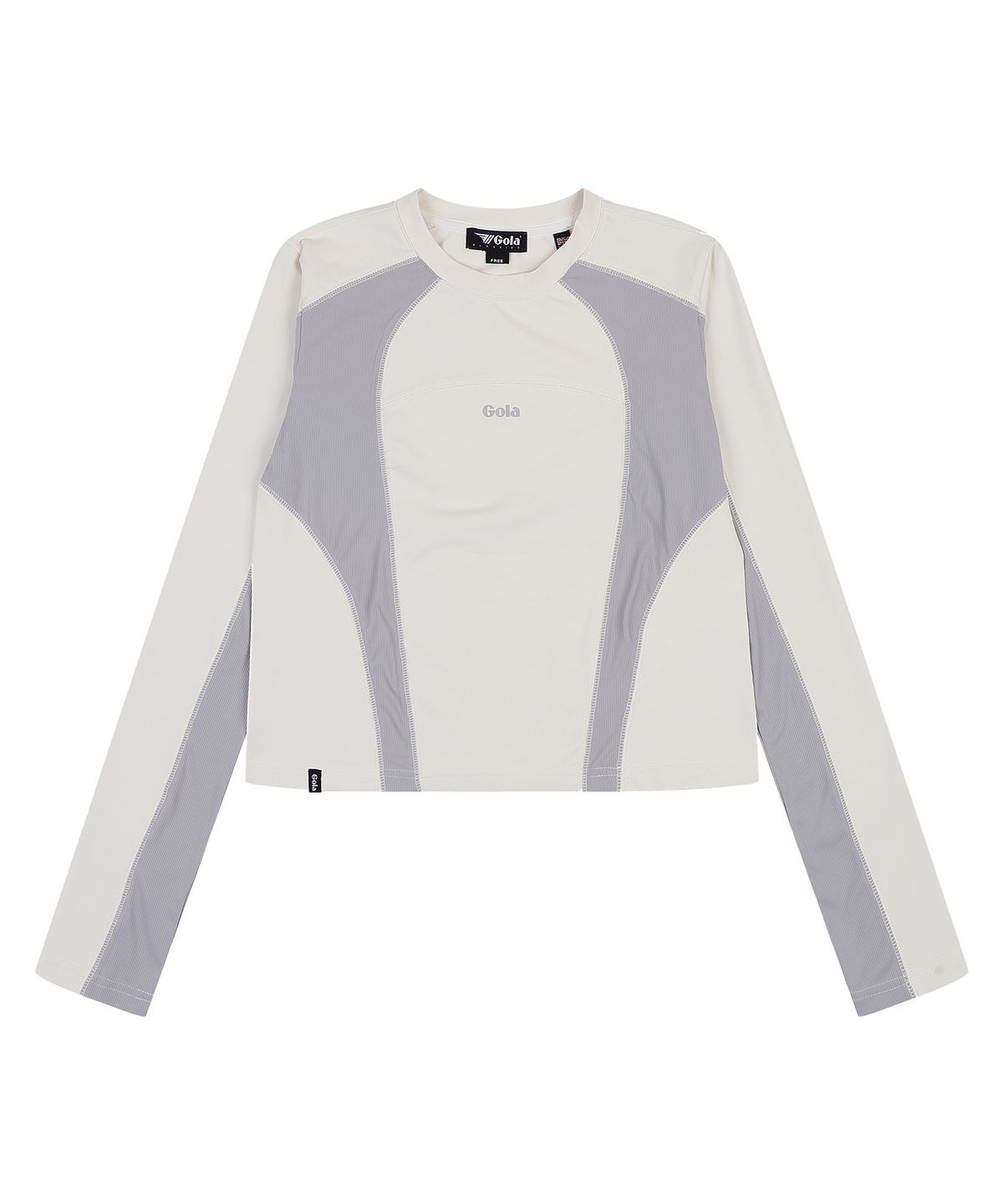골라(GOLA) W ATHLETIC LONG SLEEVE TOP [CREAM]